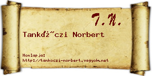 Tankóczi Norbert névjegykártya